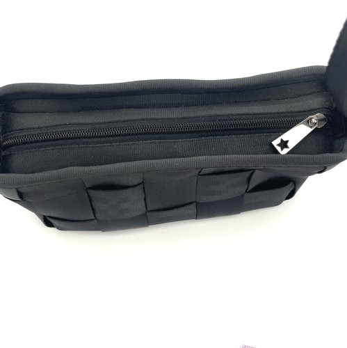Harveys Hand Bag The Original Seatbelt Bag Black Baguette Purse Shoulder 10” x 6 - Picture 10 of 23