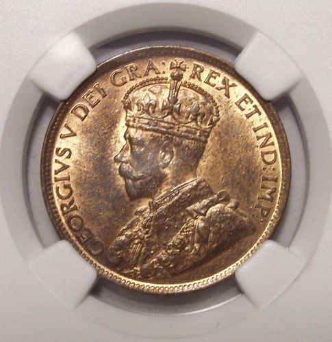 1915 Canada Large Cent MS 64 NGC Red Brown