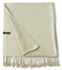 Sciarpa scialle design tinta unita visone stola avvolgente lancio abbigliamento pashmina CJ *NUOVO*