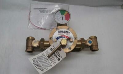 GUARDIAN EQUIPMENT G3800 4697 Thermostatic Water Mixing Valve System Brass44 gpm