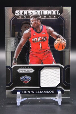 Zion Williamson, New Orleans Pelicans, 2021-22 Panini Prizm, Relic, #SS-ZWL