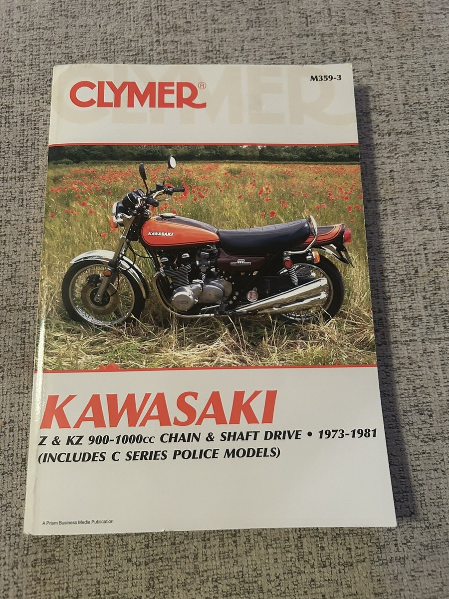 1973-1981 Kawasaki Z KZ 900-1000cc Chain Shaft Drive Clymer Repair