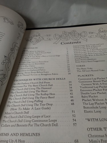 MIMI s HEIRLOOM SEWING Book 2 Mildred Turner 174pg soft spiral book 1988 - Picture 8 of 12