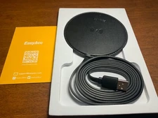 EasyAcc Fast Wireless Charger Pad, 10W Charging Pad Double Black 