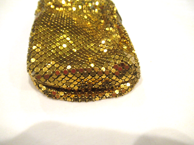 Gold mesh box-shape cigarette case, c. 1950s/1960s