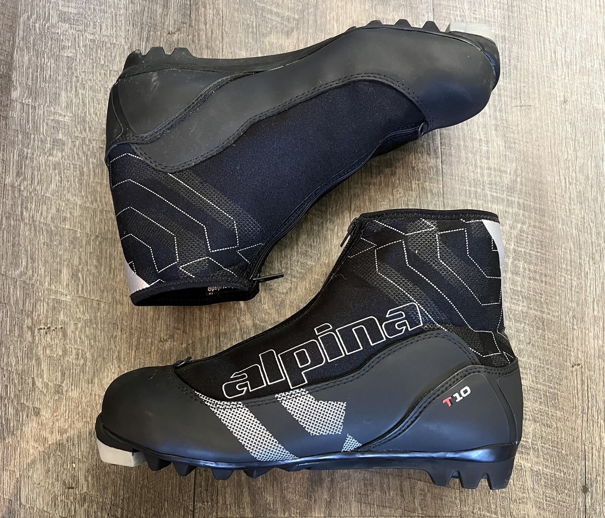Alpina T10 Cross Country Ski Boots NNN Men's Size 42 US 8 Nordic
