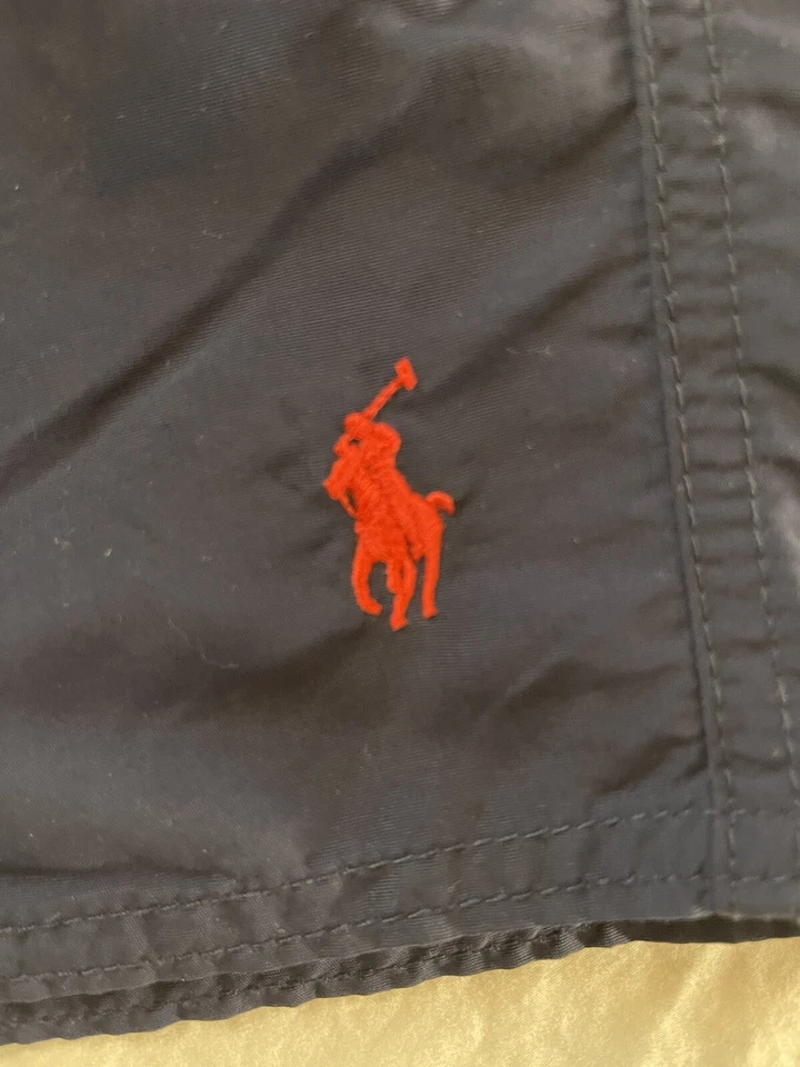 Polo Ralph Lauren Hombre L Azul Pantalones Cortos Bañador Cintura Elástica GHL8 Foto 2 de 4