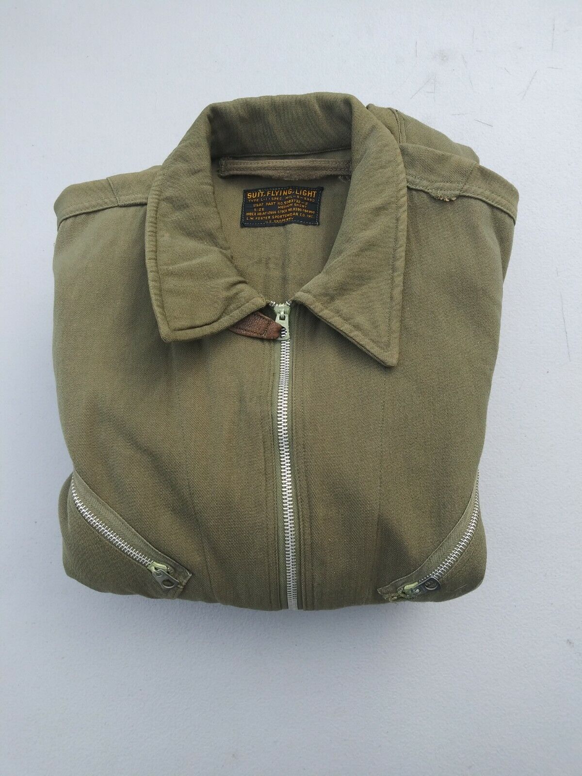 Korean War USAAF L-1 Light Flight Suit Size Medium Short - MFG