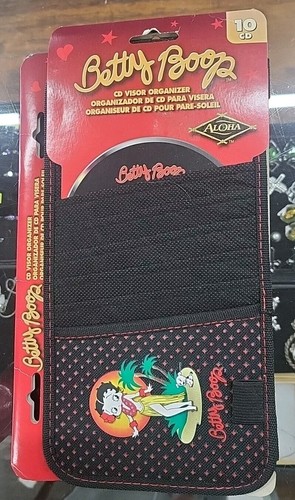 NEW Betty Boop ALOHA 10 CD Visor Organizer Auto Mirror Accessory 2006 - Picture 3 of 3