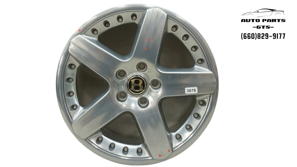 2005-2008 BENTLEY ARNAGE 4DR SEDAN WHEEL RIM 5 SPOKE 19X8 19