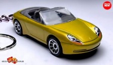 RARE KEYCHAIN GOLD PORSCHE 911 CARRERA CONVERTIBLE CUSTOM Ltd GREAT GIFT