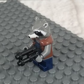 Lego Rocket Raccoon Minifigure 76079 76102 sh384 Marvel Super Heroes
