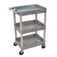 STC 24 In. Tub 3-Shelves Utility Cart