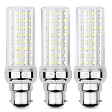SAUGLAE 20W LED Corn Bulbs, 150W 3 Count (Pack of 1), Daylight White B22