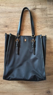 US Polo assn Houston Tasche Shopper schwarz gold !!