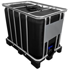  600l IBC Container »SCHWARZ« DN225/80 auf PE-Palette NEU