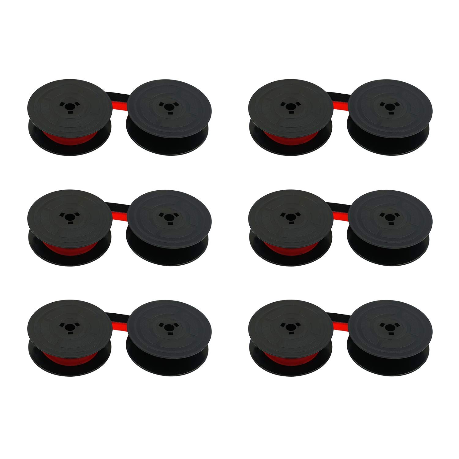 Printerfield 6 Pcs Replacement Typewriter Ink Spool Ribbon for Olivetti GR 4/...