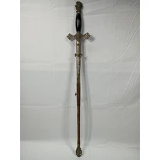 Vintage Freemasons Ceremonial Sword – "William Harris" – Restoration Piece