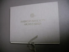 1990 AMERICAN BANKNOTE ARCHIVE SERIES W/ 12 INTAGLIO ENGRAVINGS LIMITED EDITION