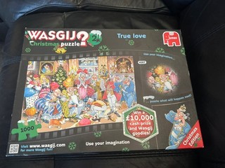 Wasgij? Puzzle di Natale 2 Vero Amore 1000 Pezzi Puzzle Wasjig Completo Natale
