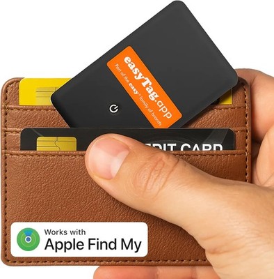 Rechargeable Bluetooth Tracker for iOS - Slim Card - Key Case