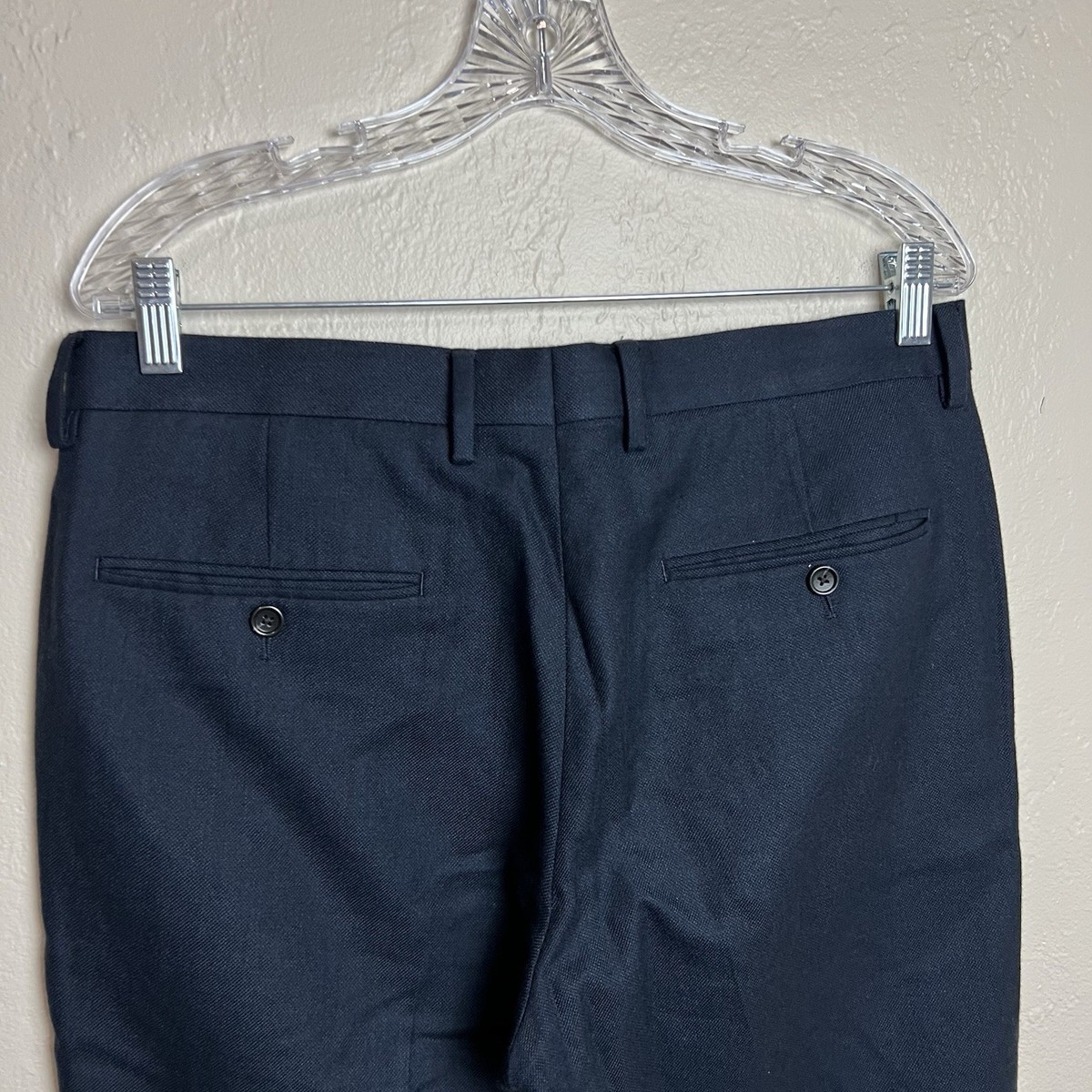J. Crew Mens 32 x 30 (32x29) Ludlow Slim Wool Blend Dress Pants J. Crew Mens 32 x 30 (32x29) Ludlow Slim Wool Blend Dress Pants