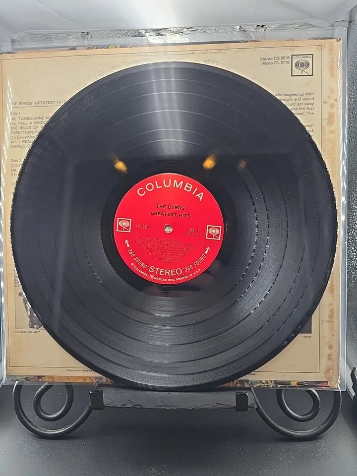 The Byrds Greatest Hits LP Columbia  Records 1967 Original Santa Maria VG+/VG+ - Image 4 of 4