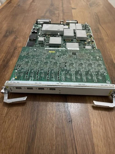 Cisco A9K-4T-L 4 Port 10GB XFP Low Queue Line Card Requiress XFPs