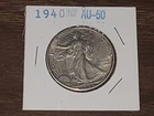 1940 Walking Liberty Half Dollar In AU Condition