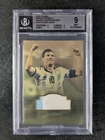 2015 Futera World Football Lionel Messi 5/25 Patch Loanstars Mem #LS15 BGS 9