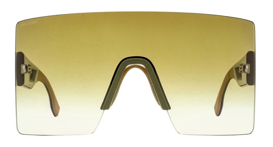 Dsquared2 Hype Shield Sunglasses D2 0126/S XL786 Brown/Green 99mm - Image 2 of 3