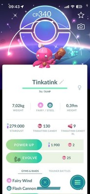 Pokémon  Go - Shiny Tinkatink Special Background - Mini PTC - Read Description