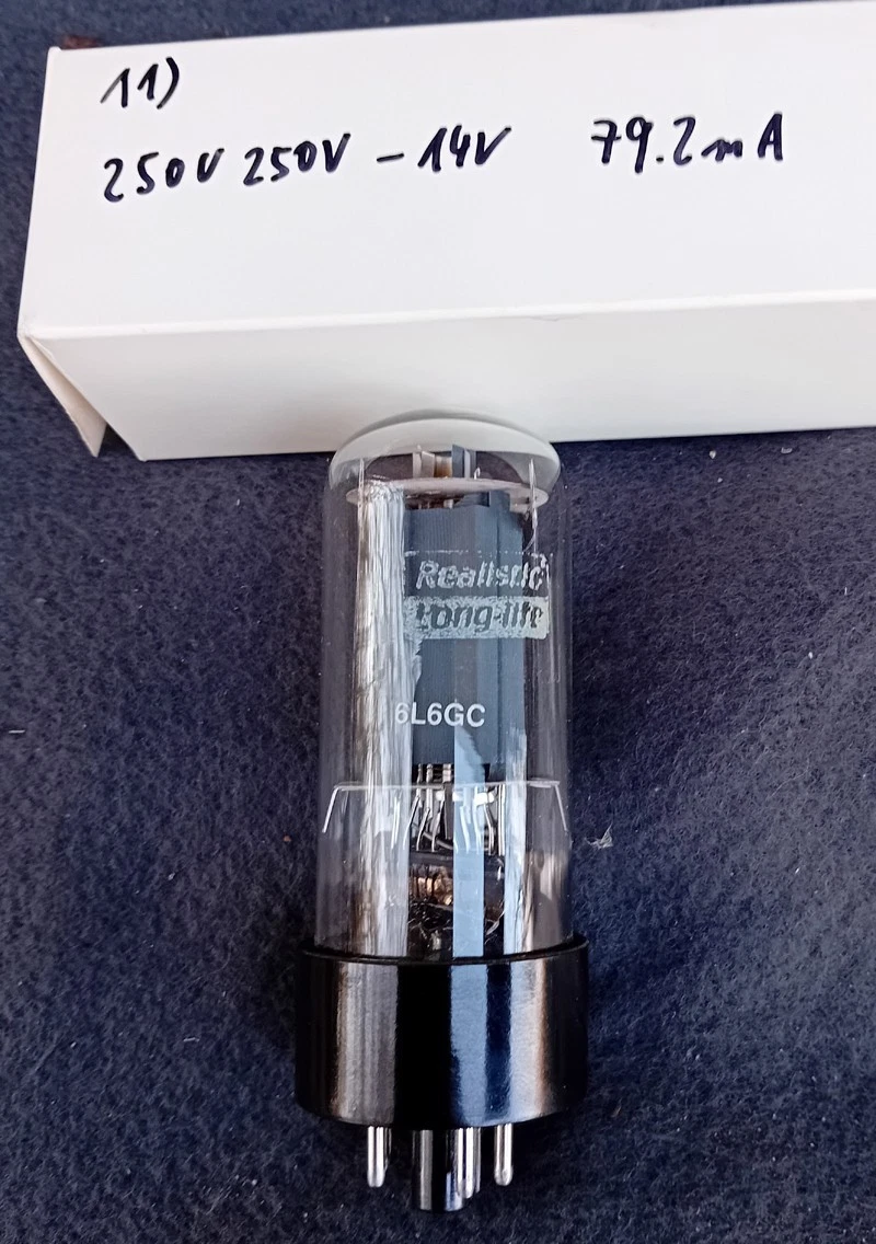6L6GC 6L6 GC 2 Tubes MATCHED Pair Premium Quality Tubes Vieillit NOS EUR 64,62 - FR