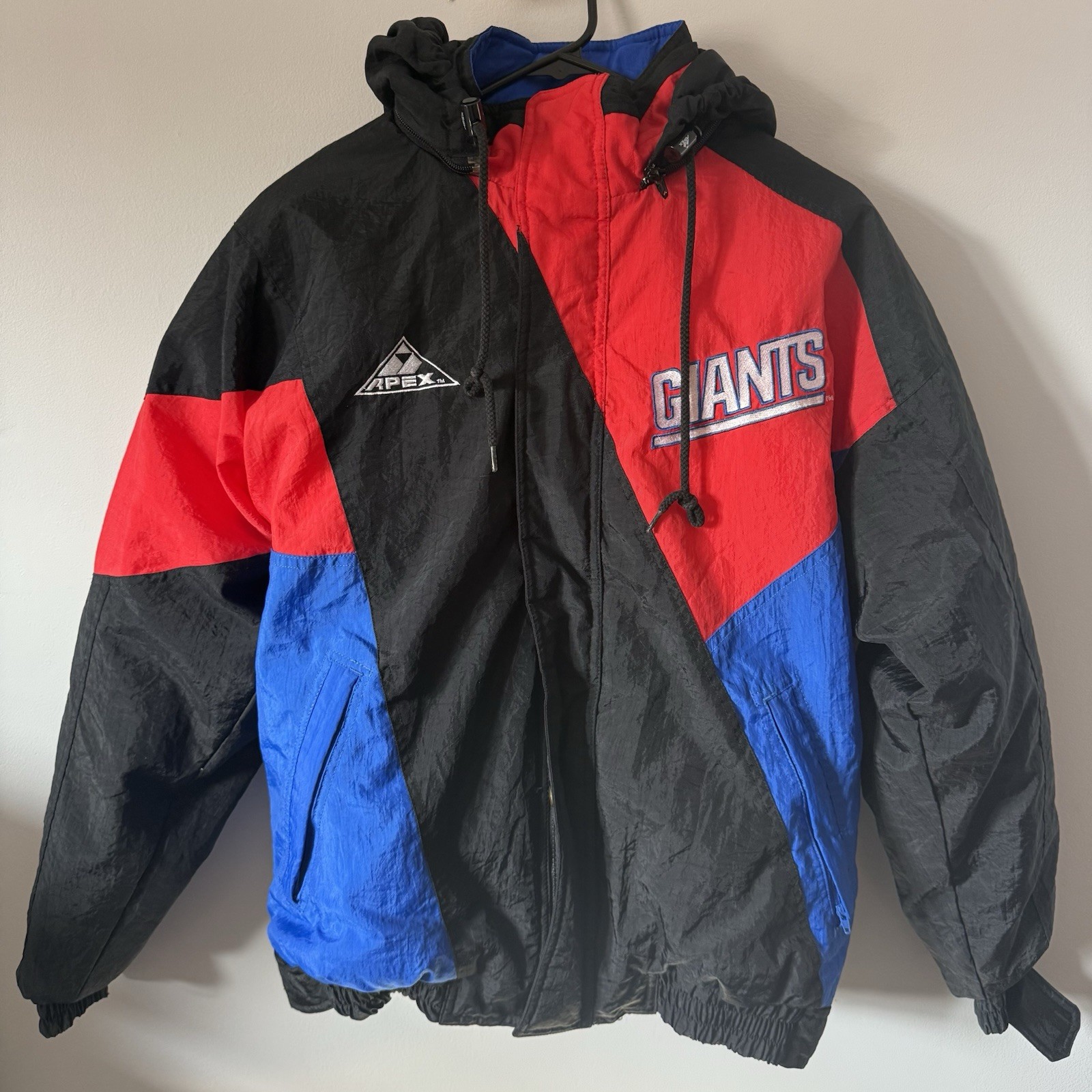 Vintage 90s New York Giants Apex One Pro Line Puffer Sports Small Jacket