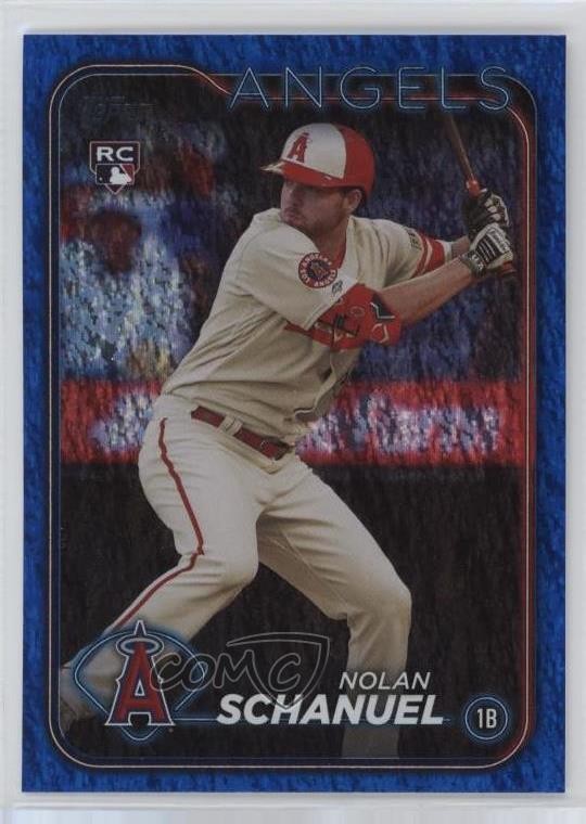 2024 Topps Series 1 Blue Holofoil 910/999 Nolan Schanuel #53 11ur
