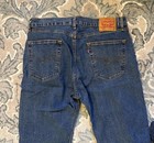 Levi's 505 Men's Jeans Blue Denim 36x32 100% Cotton Straight Leg — photo 7