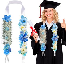 Graduation Money Lei Class of 2026 - Graduation Ribbon Lei with Secure Cash Pock