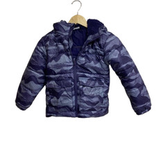 DSG DOG23501PRTA Boys Insulated Puffer Jacket Midnight Purple Camo Winter