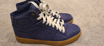 Osiris mens shoe NYC 83 VLC DCN Navy Copper textile canvas Blue 11 Skateboard