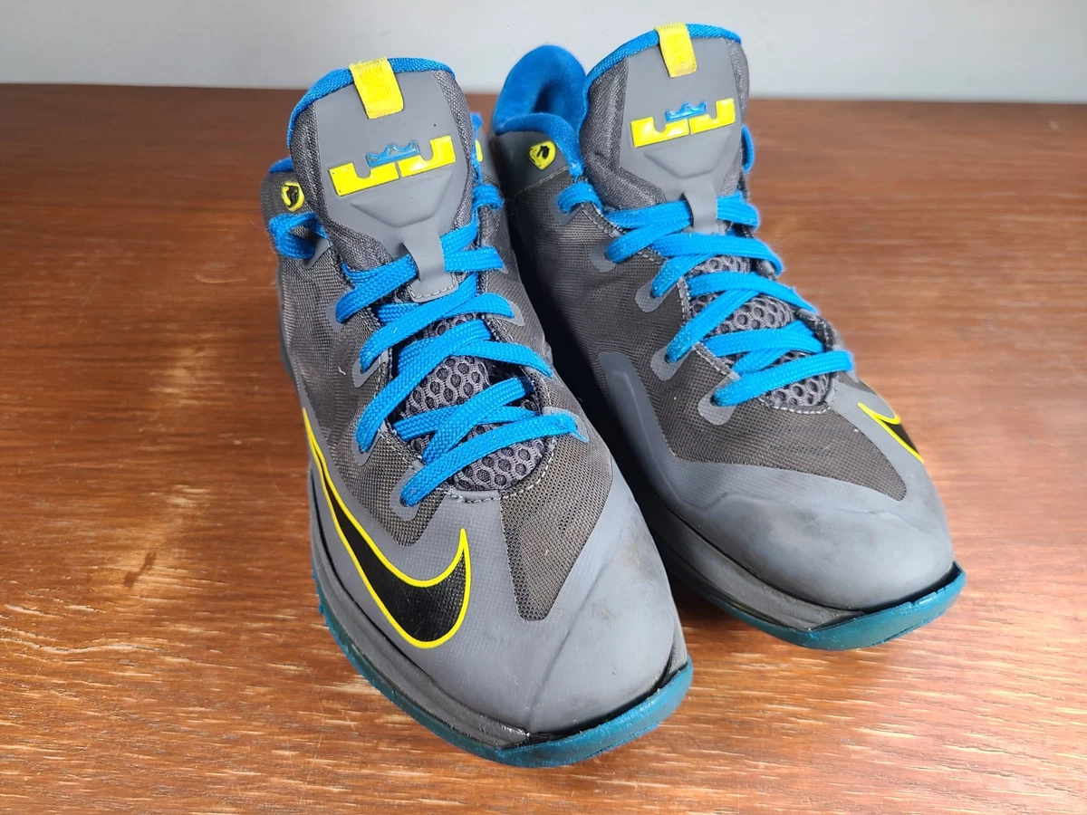 Kids Gray Basketball Sneakers with Yellow Accents LIJCC Kids main image 2