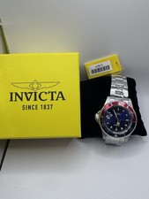 47611- Invicta Pro Diver Men's 40mm Blue Dial Red/Blue Bezel Quartz 200m w Box