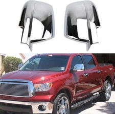 Chrome Mirror Covers Trims 2007-2021 Toyota Tundra Sequoia Pair