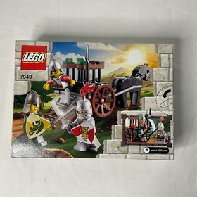 Lego 7949 Kingdoms Prison Carriage Rescue Knights Dragon Lion Shield Horse Sword