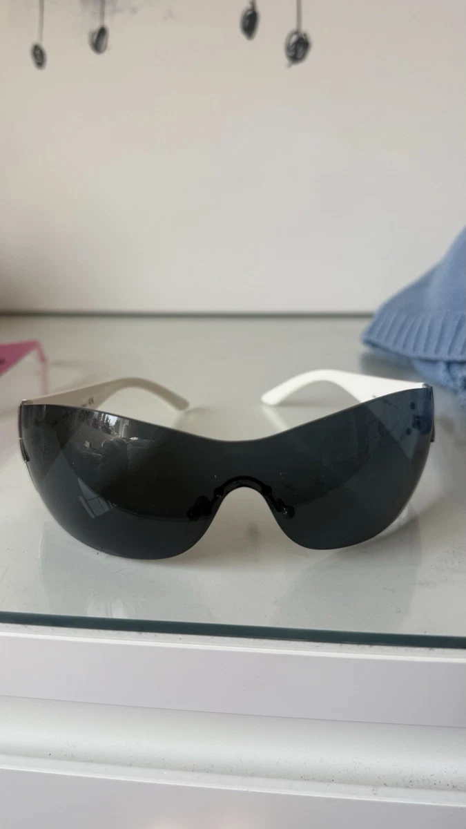 PRADA White Shield Sunglasses for Men for sale | eBay