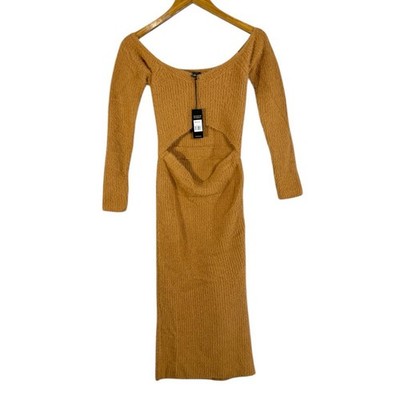 afrm brown dress Arizona Jumper Dress Speck Taupe  Augustine