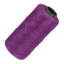 Nylon rope 3 strands for bricklayers 1.5mm x 200m, dark purple