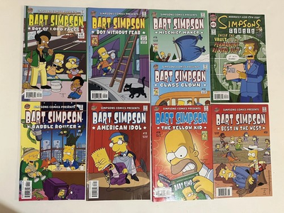 #ad SIMPSONS COMICS PRESENTS BART SIMPSON Lot of 9 Bongo 2002 05 #9 23 $29.00