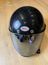 Bell Bullitt Full Face Motorcycle Helmet Black DOT ECE 22.05 Retro Cafe Racer