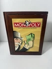 Monopoly 2005 Vintage Game Collection Wooden Book Shelf Edition Hasbro Complete
