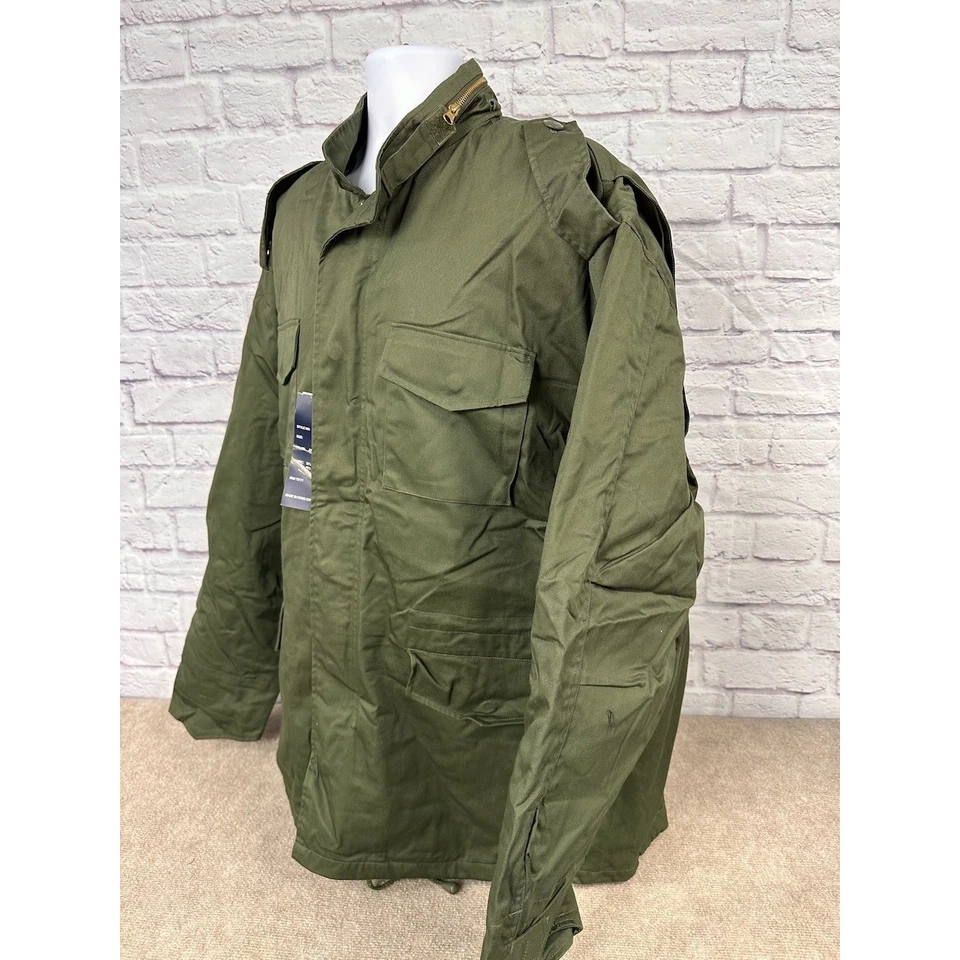 Chaqueta de Campo Jordan Craig Vintage Verde Ejército Algodón Poliéster M65 4XL Foto 3 de 4